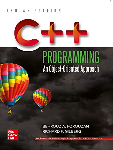 Stock image for C++ PROGRAMMING:AN OBJECT-ORIENTED APPROACH for sale by Universal Store