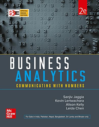 Beispielbild fr Business Analytics: Communicating With Numbers 2Nd Edition zum Verkauf von Books in my Basket