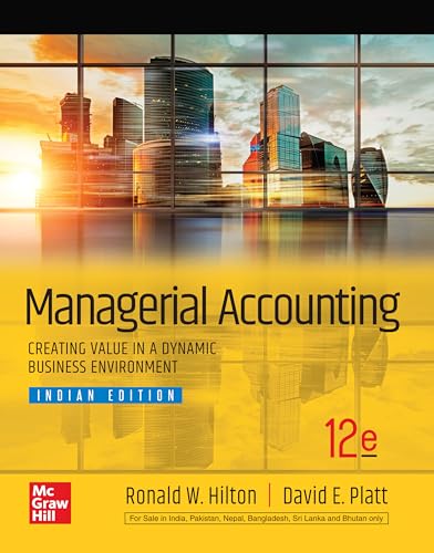 Beispielbild fr Managerial Accounting, 12E zum Verkauf von Books in my Basket