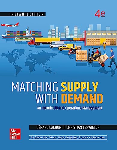 Imagen de archivo de Matching Supply With Demand: An Introduction To Operations Management 4Th Edition a la venta por Books in my Basket