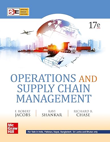 Imagen de archivo de Operations And Supply Chain Management Sie 17Th Edition a la venta por Books in my Basket