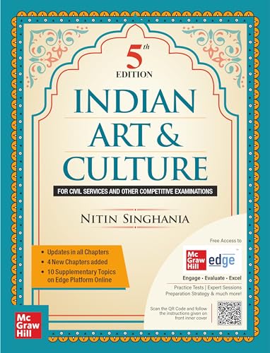 Stock image for Indian Art And Culture for UPSC (English| 5th Edition) |Civil Services Exam| State Administrative Exams for sale by Books Puddle