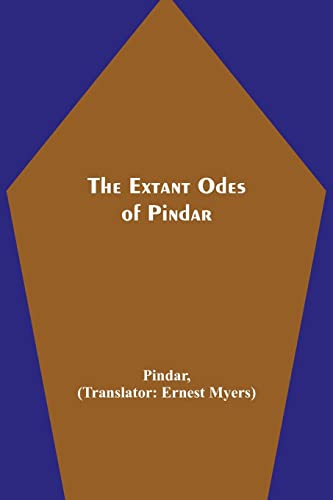 Stock image for The Extant Odes of Pindar for sale by Lucky's Textbooks