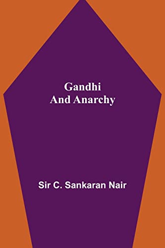 Stock image for Gandhi and Anarchy for sale by Lucky's Textbooks