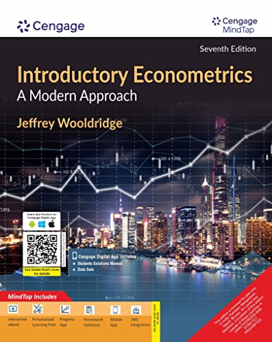 Beispielbild fr Introductory Econometrics: A Modern Approach With Mindtap, 7Th Edition zum Verkauf von Books in my Basket