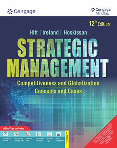 Stock image for Strategic Management: Competitiveness And Globalization: Concepts And Cases With Mindtap 12Th Edition for sale by Books in my Basket