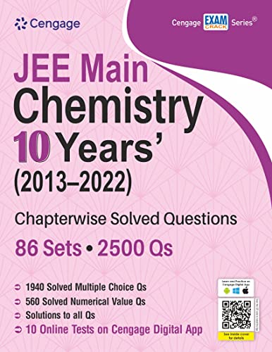 Beispielbild fr JEE MAIN CHEMISTRY 10 YEARS (2013-22) zum Verkauf von Books Puddle