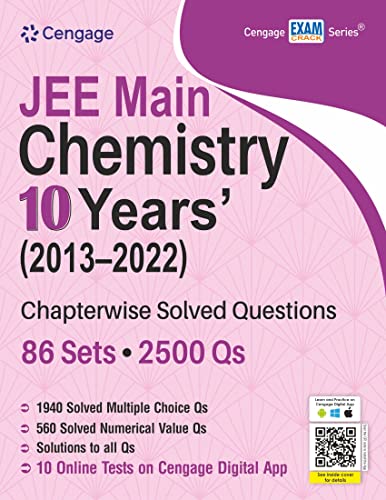 Stock image for JEE MAIN CHEMISTRY 10 YEARS (2013-22) for sale by Books Puddle