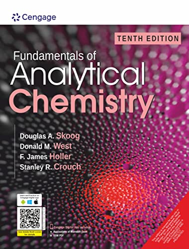 Imagen de archivo de Fundamentals Of Analytical Chemistry, 10Th Edition a la venta por Books in my Basket