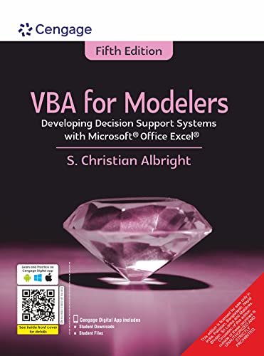 9789355735577: VBA FOR MODELERS: DEVELOPING DECISION SUPPORT SYSTEMS WITH MICROSOFT OFFICE EXCEL, FIFTH EDITION