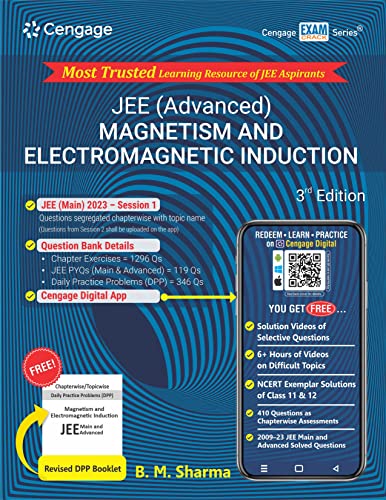 Stock image for JEE (Advanced) Magnetism and Electromagnetic Induction with Free Online Assessments and Digital Content 2023 for sale by Books Puddle