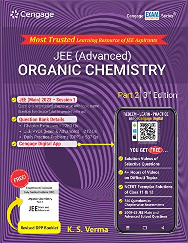 Stock image for JEE ADVANCED ORGANIC CHEMISTRY: PART 2, 3RD EDITION for sale by Majestic Books