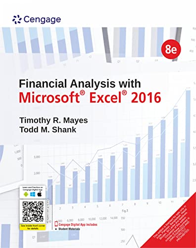 Stock image for FINANCIAL ANALYSIS WITH MICROSOFT EXCEL 2016 for sale by SMASS Sellers