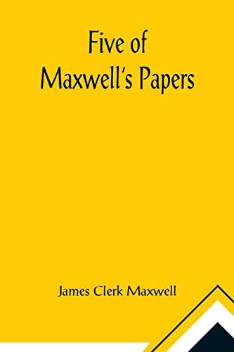 Imagen de archivo de Five of Maxwell's Papers a la venta por Lucky's Textbooks