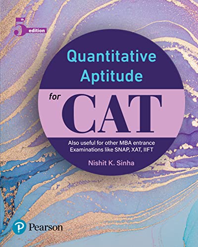 9789356062870: Quantitative Aptitude for the CAT | Fifth Edition| For XAT, SNAP, IIFT, IRMA, MAT, NMAT, etc| Model test Papers of SNAP, XAT and IIFT Included| By Pearson