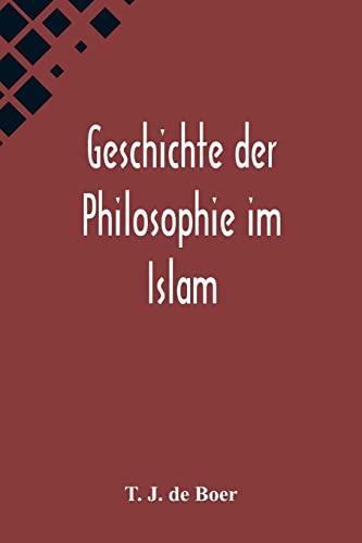 Stock image for Geschichte der Philosophie im Islam (German Edition) for sale by Lucky's Textbooks