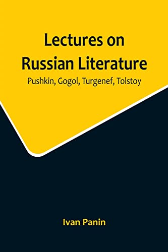 9789356716773: Lectures on Russian Literature: Pushkin, Gogol, Turgenef, Tolstoy