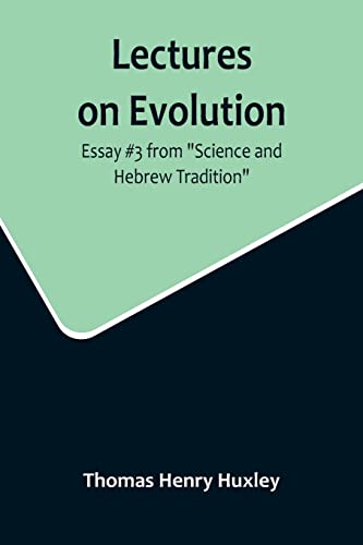 Stock image for Lectures on Evolution; Essay #3 from Science and Hebrew Tradition for sale by PBShop.store US