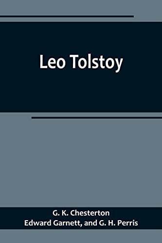 Beispielbild fr Leo Tolstoy zum Verkauf von Chiron Media