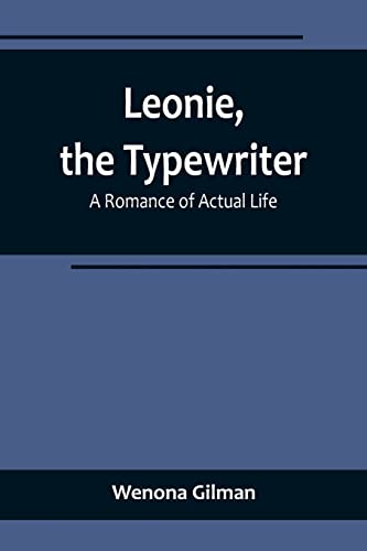 Stock image for Leonie, the Typewriter for sale by PBShop.store US