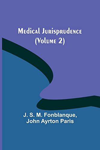 Imagen de archivo de Medical Jurisprudence (Volume 2) a la venta por PBShop.store US