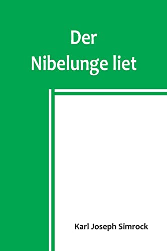 Stock image for Nibelunge liet for sale by PBShop.store US