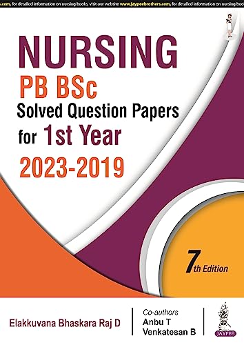 Stock image for Nursing Pb Bsc Solved Question Papers For 1St Year 2023 2019 for sale by Books in my Basket