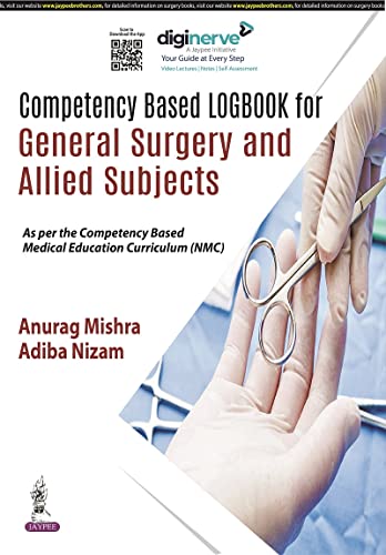 9789356961425: Competency Based Logbook for General Surgery and Allied Subjects