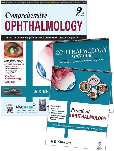 Stock image for Comprehensive Ophthalmology With Ophthalmology Logbook Plus Practical Ophthalmology 9/e for sale by Vedams eBooks (P) Ltd