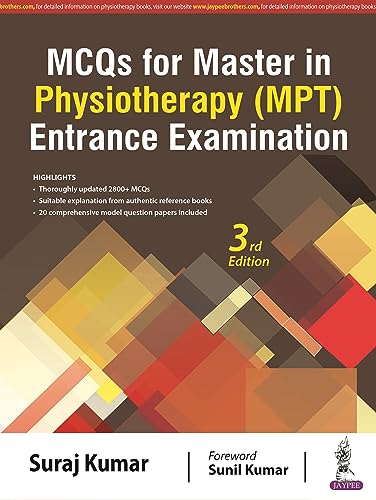 Stock image for MCQS FOR MASTER IN PHYSIOTHERAPY (MPT) ENTRANCE EXAMINATION for sale by Books Puddle