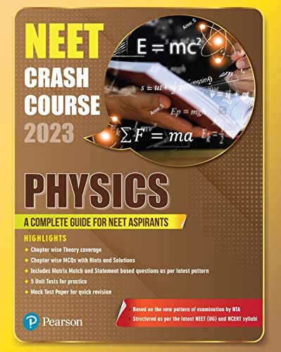 Beispielbild fr NEET CRASH COURSE PHYSICS 2023 zum Verkauf von Universal Store