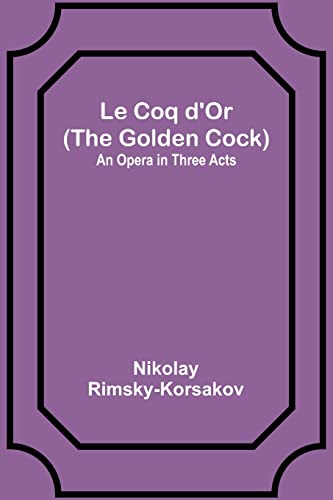 Stock image for Coq d'Or (The Golden Cock) for sale by PBShop.store US