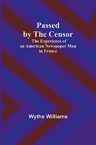 Stock image for Passed by the censor for sale by PBShop.store US