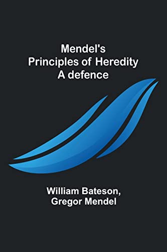 Imagen de archivo de Mendel's principles of heredity a la venta por PBShop.store US