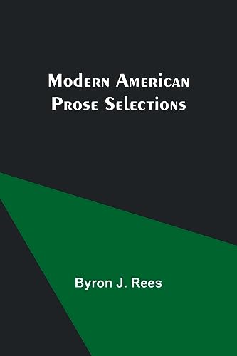 Stock image for Modern American Prose Selections for sale by PBShop.store US