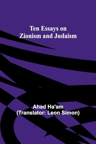 Stock image for Ten Essays on Zionism and Judaism for sale by GreatBookPrices