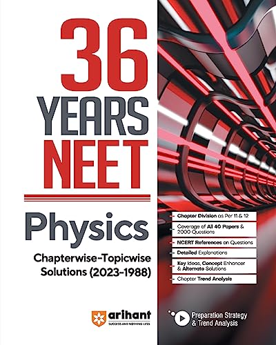 Immagine dell'editore per Arihant 36 Years' Chapterwise Topicwise Solutions NEET Physics 1988-2023 venduto da Books Puddle