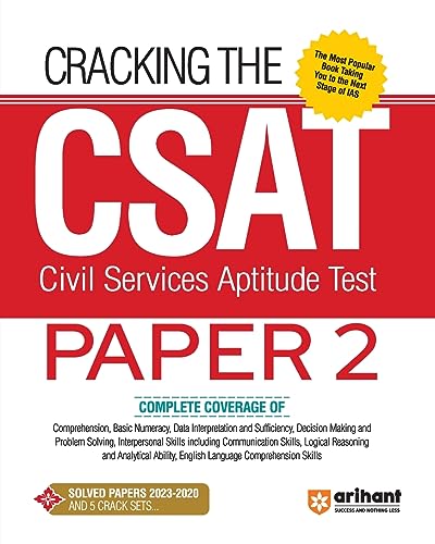 9789358892116: Arihant Cracking The CSAT (Civil Services Aptitude Test) Paper-2