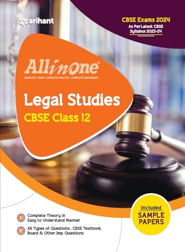 Beispielbild fr Arihant All In One Class 12th Legal Studies for CBSE Exam?2024 zum Verkauf von Books Puddle