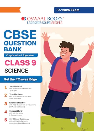 Beispielbild fr Oswaal CBSE Question Bank Class 9 Science, Chapterwise and Topicwise Solved Papers For 2025 Exams zum Verkauf von Books Puddle