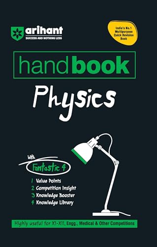 Immagine dell'editore per Arihant Handbook Physics for class 11th - 12th| Engineering, Medical & Other Competition | With Fantastic 4- Value Points | Competition Insight | Knowledge Boosters | Knowledge Library venduto da Books Puddle