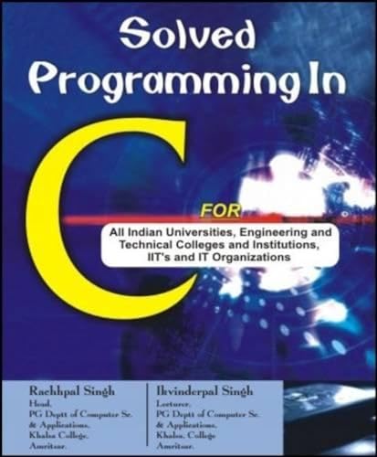 Stock image for Solved Programming in C for sale by Books Puddle
