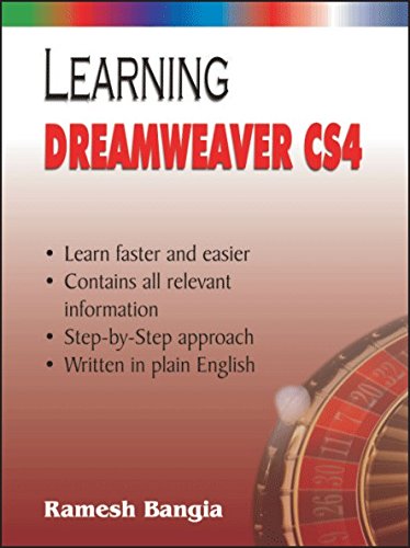 9789380016382: Learning Dreamweaver Cs4, 1/E Pb [Paperback] Bangia