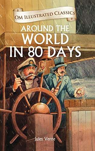 Stock image for Around the World in 80 Days (Om Illustrated Classics) for sale by AwesomeBooks