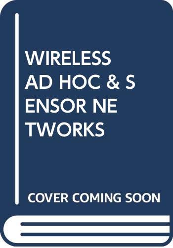 Imagen de archivo de Wireless Ad Hoc and Sensor Networks a la venta por Basi6 International