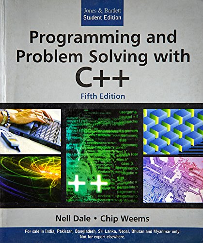 Imagen de archivo de PROGRAMMING AND PROBLEM SOLVING WITH C++, 5 E a la venta por Books in my Basket