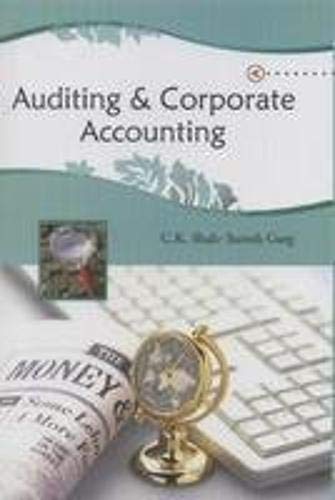 Imagen de archivo de Auditing and Corporate Accounting a la venta por Books Puddle