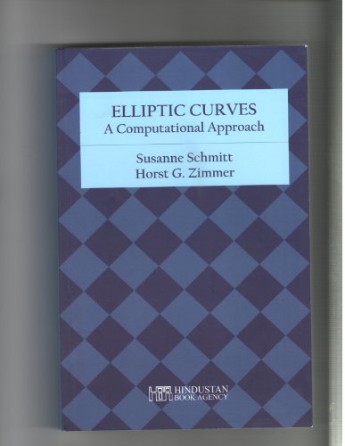 Imagen de archivo de Elliptic Curves a la venta por Books Puddle