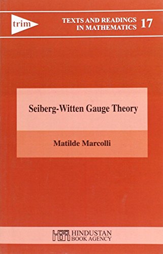 Imagen de archivo de Seiberg-Witten Gauge Theory a la venta por Books Puddle