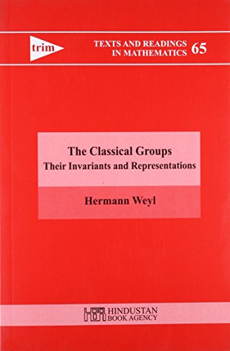 Imagen de archivo de Classical Groups Their Invariants And Representations a la venta por Books in my Basket